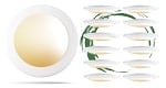 12-Pack - 15W Terconi Series - LED Disk Down Light | 6 Inch, Surface Mount or Retrofit, Color Selectable 27K/30K/35K/40K/50K