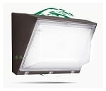 80W Blade Series - LED Wall Pack Light | Without Photocell, 9,600 Lumens, 5000K, Hetria Lighting