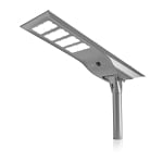 120W Everan II Series - Solar LED Street Light | With Motion Sensor, 20,400 Lumens, Commercial Grade, 5000K, Gray