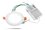 12W Kalo RD Series - LED Recessed Can Light with Junction Box | 4 Inch, Slim Round Design, Color Selectable 27K/30K/35K/40K/50K