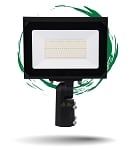 150W Luri Series - LED Flood Light | With Photocell, 17,250 Lumens, 5000K, Slip Fit, Hetria Lighting