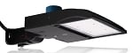150W NextGen IV Series - LED Parking Lot Light | With Photocell, 22,500 Lumen, Color Selectable 30K/40K/50K, Yoke Trunnion Mount, Black