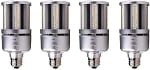 4 Pack - 18 Watt LED Corn Bulb - Aries S Series - 2,430 Lumens -5000K - E26 Standard Base - Built-in 6KV Surge 