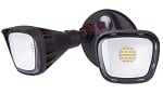 20 Watt - Turin II Series LED Security Wall Light - Adjustable LED Flood Light - Bronze - 1,750 Lumens - 5000K