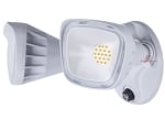 20 Watt - Turin II Series LED Security Wall Light - Adjustable LED Flood Light - White - 1,750 Lumen - Dusk to Dawn (photocell sensor) - 3K/4K/5K - Square Heads 