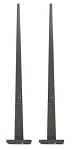 Light Pole Package | 2 x 20 Foot Light Pole, 4 Inch Square Tube Light Pole, Includes Hardware Kit and Delivery Included, Bronze