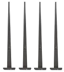 Light Pole Package | 4 x 20 Foot Light Pole, 4 Inch Square Tube Light Pole, Includes Hardware Kit and Delivery Included, Bronze