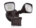 20W - Turin II TT Series - LED Security Light with 240 Degree Motion Sensor - Color Selectable 30K/40K/50K - Bronze