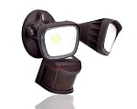 20 Watt - Turin II Series LED Security Light - LED Motion Sensor Flood Light - Bronze color / Brown- 2,400 Lumen - 270 Degree Sensor
