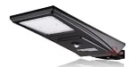 Eros Series LED All-in-One Solar Street Light - 170+ Lumens per Watt - 4200 Lumens - 24 Watt - With Remote - 5000K - Black Housing