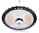 150W Corvus II Series - Motion Sensor LED UFO High Bay Light | 277-480V, 21,750 Lumen, Color Selectable 30K/40K/50K, DLC Premium 5.1