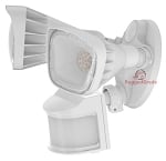 20 Watt - Turin II Series LED Security Light - LED Motion Sensor Flood Light - White - 2400 Lumen -  240 Degree Sensor - 5000K