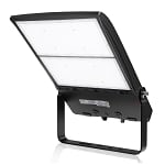 300W - NextGen IV TunableTech Series LED Parking Lot Lights - 45,000 Lumen - Color Selectable 30K/40K/50K - Flood Mount - Black