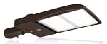 300W NextGen IV Series - LED Parking Lot Light | With Photocell, 45,000 Lumens, Color Selectable 30K/40K/50K, Slip Fit, DLC Premium, Brown