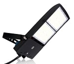 300W NextGen IV Series - LED Flood Light | 277-480V, Photocell, 45,000 Lumen, Color Selectable 30K/40K/50K, Flood Mount, Black