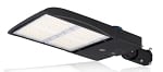300W NextGen IV Series - LED Parking Lot Light | With Photocell, 45,000 Lumens, Color Selectable 30K/40K/50K, Slip Fit, DLC Premium, Black