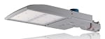 42,000 Lumen - 300 watt NextGen III LED Shoebox Lights - Dimmable - With Photocell - SLIP FIT Mount -10KV Surge- SILVER GRAY Color
