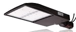 High Voltage 277-480V - 42,000 Lumen - 300 watt - SLIP FIT Mount - NextGen III LED Shoebox Lights - Dimmable - Brown Housing