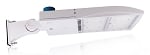 42,000 Lumen - 300 watt NextGen III LED Shoebox Lights - Dimmable - With Photocell - Arm Mount - 10KV Surge - White Housing
