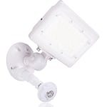 30W Kivo II Series - Motion Sensor LED Flood Light | 4,350 Lumens, Wattage & Color Selectable 30K/40K/50K, Cover Plate, DLC Premium 5.1, White