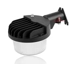 35W Trudo Series - LED Barn Light | With Photocell, 4,200 Lumens, 3000K, Dark Bronze/Brown Housing