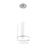 35W Zelara Series - LED Ceiling Light | With Pendant Mount or Surface Mount, 2,660 Lumens, Color Selectable 27K/30K/35K/40K, Wattage and Beam Selectable, White Housing