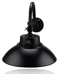 35 Watt Overo Series LED Goose Neck Wall Light - 4,550 Lumens - 3000K Warm White - Adjustable - Brown Housing - With Photocell