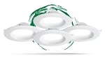 4-Pack - 15W Zelanti Series - LED Can Light | 6 Inch, Down Light Retrofit, Color Selectable 27K/30K/35K/40K/50K