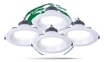 4-Pack - 30W - Kalo XO Series - Commercial LED Ceiling Down Light |  8 Inch, Color Selectable 27K/30K/35K/40K/50K