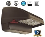 24 Watt - Turin II Series LED Security Wall Light - Downlight - 3,000 Lumen - 5000K
