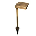 4W Corin Series - LED Landscape Pathway Light | Solid Brass, 2700K-3000K G4 Bulb Included, 12v DC Low Voltage Lights