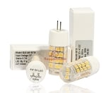 4W G4 LED Bulb - Orison Series LED Landscape  -  12v AC/DC Low Voltage Lights - 3000K  Warm White - Pack of 6