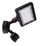 50 Watt - Motion Sensor Light - Kivo Series - LED Flood Light - 6,000 Lumens - 5000K 