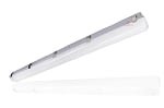50W Tricora Series - 4 Foot LED Ceiling Light | Tri-Proof Light, 7,700 Lumens, 5CCT Selectable, Wattage Selectable