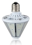 50W Oberon II Series - LED Post Top/High Bay Bulb |  Interchangeable E39/E26 Base, Reversible, 6,000 Lumens, 5000K, DLC Premium 5.1