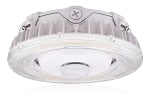55W Radium II Series - Motion Sensor LED Canopy Light | 8,200 Lumens, Color Selectable 30K/40K/50K, Round Design, DLC Premium 5.1, White