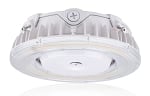 55W Radium II Series - LED Canopy Light | 8,200 Lumens, Color Selectable 30K/40K/50K, White, Round Design, DLC Premium 5.1, White
