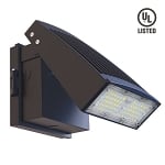 55 Watt LED Wall Light - Downlight - Semi Cutt off Wall Light - Adjustable out - 6,000 Lumens - 5000K 