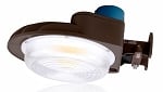 60W Vontair Series - LED Barn Light | With Photocell, Color Selectable 30K/40K/50K, DLC Premium 5.1, Brown