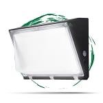 60W Blade Series - LED Wall Pack Light | With Photocell, 9,600 Lumens, 5000K, Hetria Lighting 