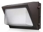 80W Durado IV Series - LED Wall Pack | With Photocell, 11,330 Lumens, 5000K, Semi Cut Off, DLC Premium 5.1, Brown