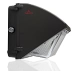 120 Watt LED Wall Pack - 15,600 Lumens - 2700K- 3000K Warm White -  With Photocell - Durado Series - DLC Premium
