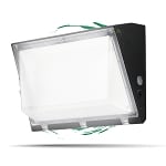 80W Blade Series - LED Wall Pack Light | With Photocell, 9,600 Lumens, 5000K, Hetria Lighting