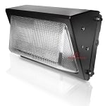 100 Watt LED Wall Pack Light  - Glass Lens -13,000 Lumens- High Efficiency 125 Lumen to Watt- 5000K