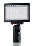 90 Watt - with Photocell - Kivo Series - LED Flood Light - 11,250 Lumens - 5000K - Slip Fit Mount - DLC 5.1 Premium