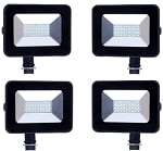 20 Watt - LED Flood Light - 2,200 Lumens - 5000K - Knuckle Conduit Mount - White Housing 