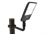 NextGen IV Series - Light Pole Package | 1 x 300W Parking Lot Light + Wrap Around Mount for Wood Poles 7