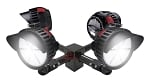 StadiumPro V Series - Light Pole Package | 4 x 500 Watt Sports Light 40° Lens + Square Quad Tenon Adapter, Black
