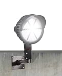 StadiumPro V Series - Light Pole Package | 1 x 500 Watt Sports Light 40° Lens + 1 Wall Bracket, Black