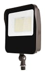 65 Watt - Kivo Series - LED Flood Light - 9,700 Lumens - Color Selectable 3000K/4000K/5000K - Brown Housing - Knuckle Conduit